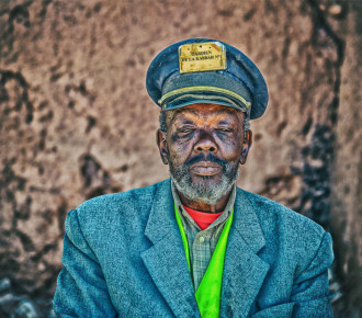 Blind 'Guard' - Ouarzazate, Morocco
